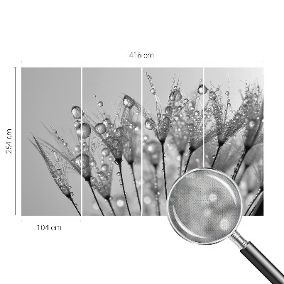 Papel mural con patrón decorativo Delicadeza húmeda