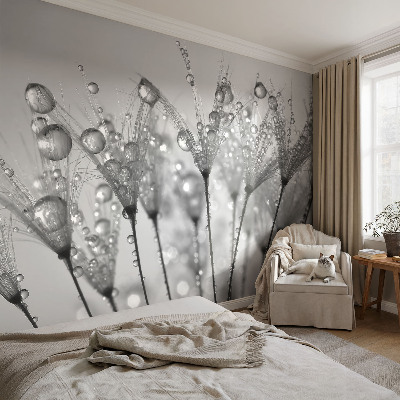 Papel mural con patrón decorativo Delicadeza húmeda