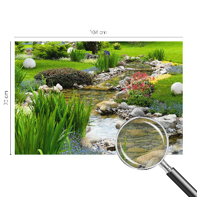 Papel mural texturado decorativo Jardín idílico