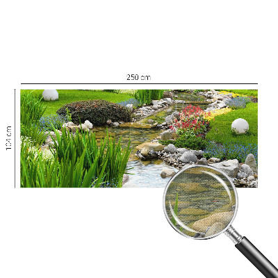 Papel mural texturado decorativo Jardín idílico