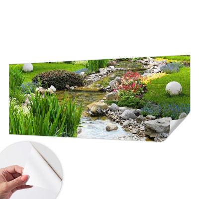 Papel mural texturado decorativo con diseño Jardín idílico