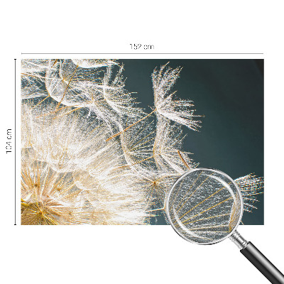 Papel mural con patrón decorativo Diente de león de ligereza