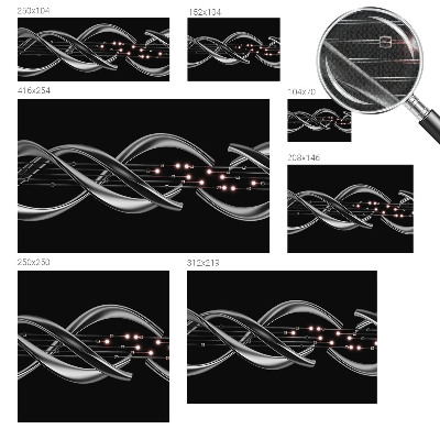Fotomural decorativo para cabecero de cama Patrón trenzado