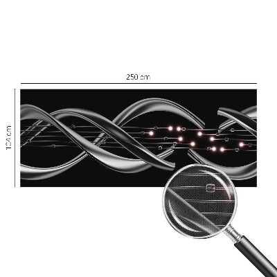 Fotomural decorativo para cabecero de cama Patrón trenzado