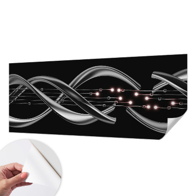 Fotomural decorativo para cabecero de cama con patrón trenzado