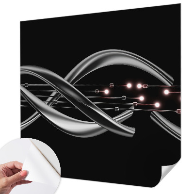 Fotomural decorativo para cabecero de cama con patrón trenzado