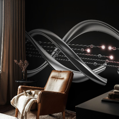 Fotomural decorativo para cabecero de cama Patrón trenzado