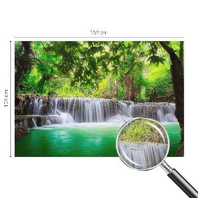 Papel mural texturado decorativo Cascada del bosque