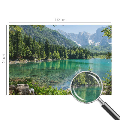 Mural de pared con estampado hermoso Lago verde