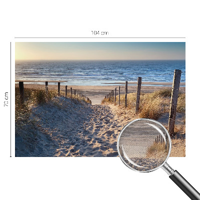 Fotomural decorativo para cabecero de cama Sendero de playa