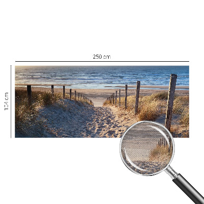 Fotomural decorativo para cabecero de cama Sendero de playa