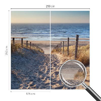 Fotomural decorativo para cabecero de cama Sendero de playa