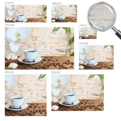 Papel mural con patrón decorativo Relajación floral