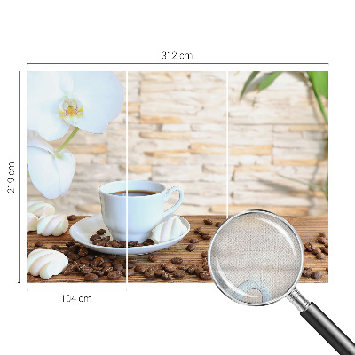 Papel mural con patrón decorativo con un motivo floral de estilo relajante