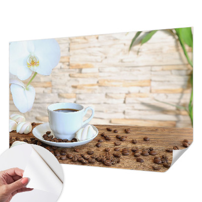 Papel mural con patrón decorativo con un motivo floral de estilo relajante