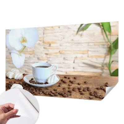 Papel mural con patrón decorativo con un motivo floral de estilo relajante