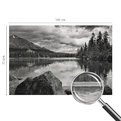 Papel mural texturado decorativo Panorama de montaña