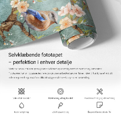 Fotomural decorativo para cabecero de cama Campo de amapolas