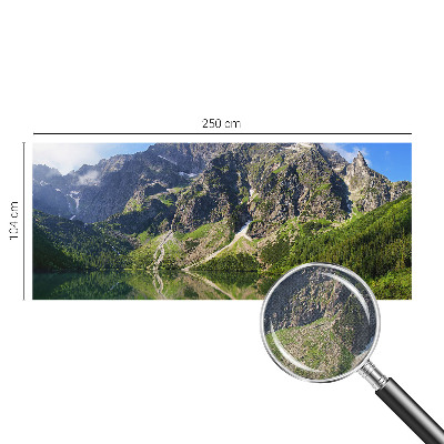 Mural de pared con estampado hermoso Montañas pintorescas