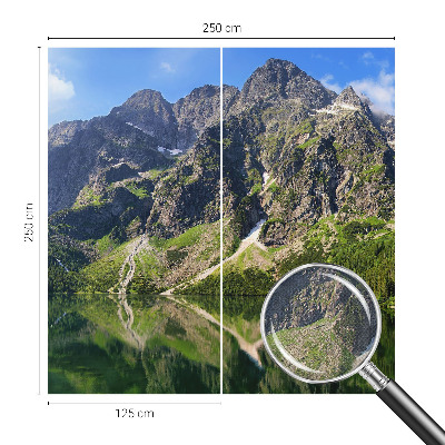 Mural de pared con estampado hermoso Montañas pintorescas