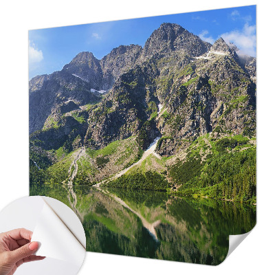 Mural de pared con estampado hermoso Montañas pintorescas