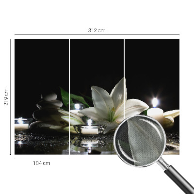 Papel mural texturado decorativo Escena relajante