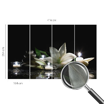 Papel mural texturado decorativo Escena relajante