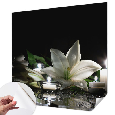 Papel mural texturado decorativo con una escena relajante