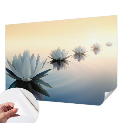 Papel mural con patrón decorativo Vista tranquila