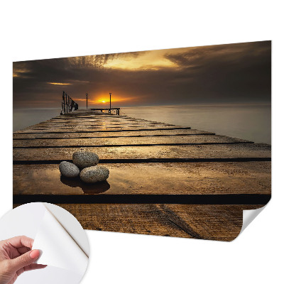 Papel mural con patrón decorativo con diseño 'Atardecer'