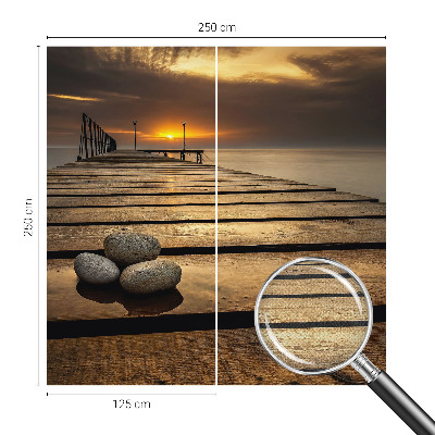 Papel mural con patrón decorativo Atardecer