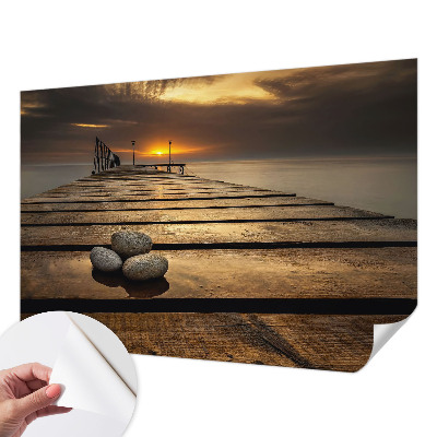 Papel mural con patrón decorativo con diseño 'Atardecer'