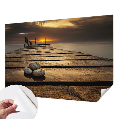 Papel mural con patrón decorativo con diseño 'Atardecer'