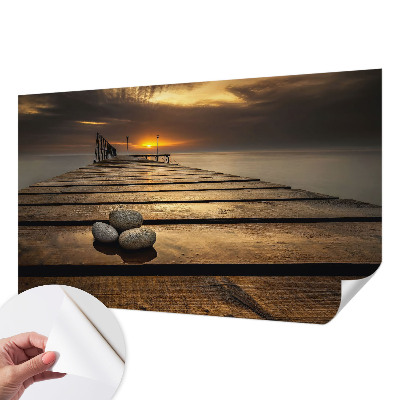 Papel mural con patrón decorativo con diseño 'Atardecer'