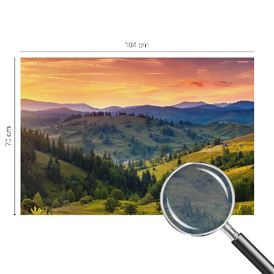 Papel mural texturado decorativo paisaje de montaña