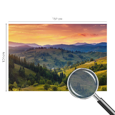 Papel mural texturado decorativo paisaje de montaña