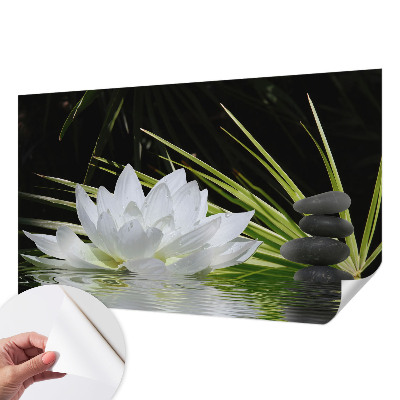 Mural de pared con estampado hermoso Meditación de Lily