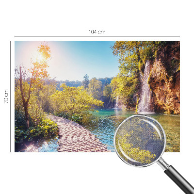 Papel mural con patrón decorativo Paisaje natural