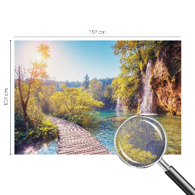 Papel mural con patrón decorativo Paisaje natural