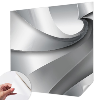 Fotomural decorativo para cabecero de cama con motivos de espirales geométricas