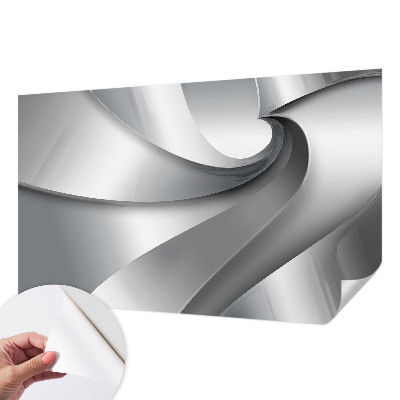 Fotomural decorativo para cabecero de cama con motivos de espirales geométricas
