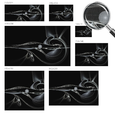 Papel mural con patrón decorativo Líneas de fluidos