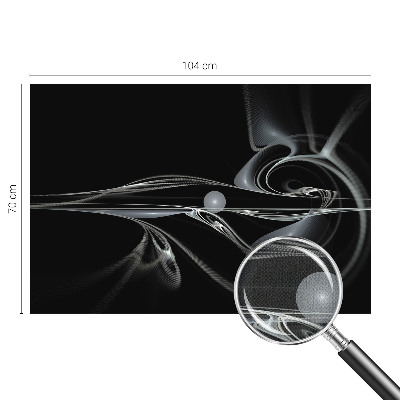 Papel mural con patrón decorativo Líneas de fluidos