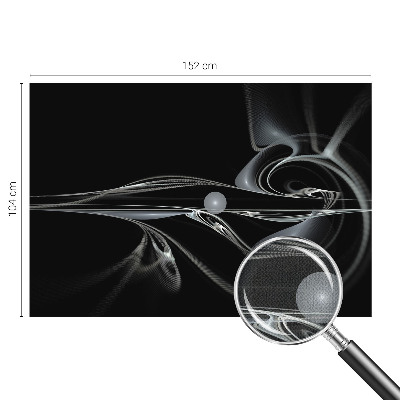 Papel mural con patrón decorativo Líneas de fluidos