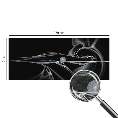 Papel mural con patrón decorativo Líneas de fluidos