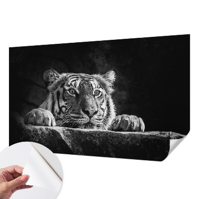 Mural de pared con estampado hermoso Mirada depredadora