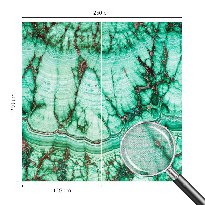 Papel mural texturado decorativo Patrones verdes