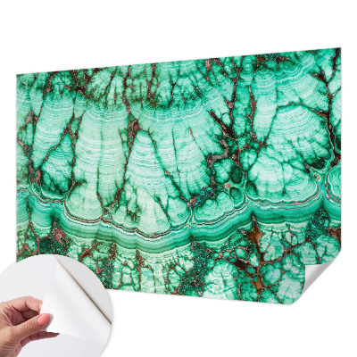 Papel mural texturado decorativo con patrones verdes