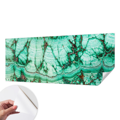Papel mural texturado decorativo con patrones verdes