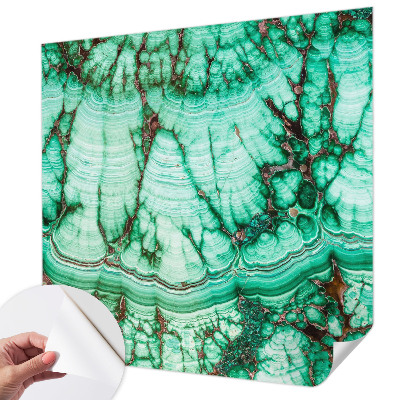 Papel mural texturado decorativo con patrones verdes